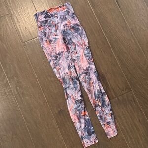 lululemon athletica Marble Print Leggings in Pink and Blue